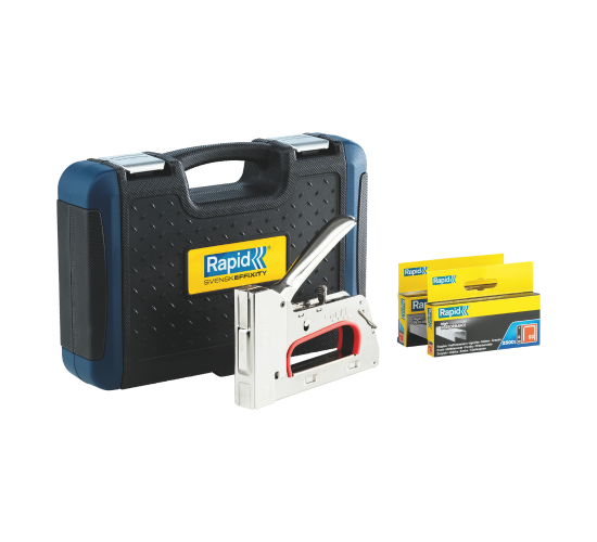 Rapid R353 in carrying case with  5000 53 staples